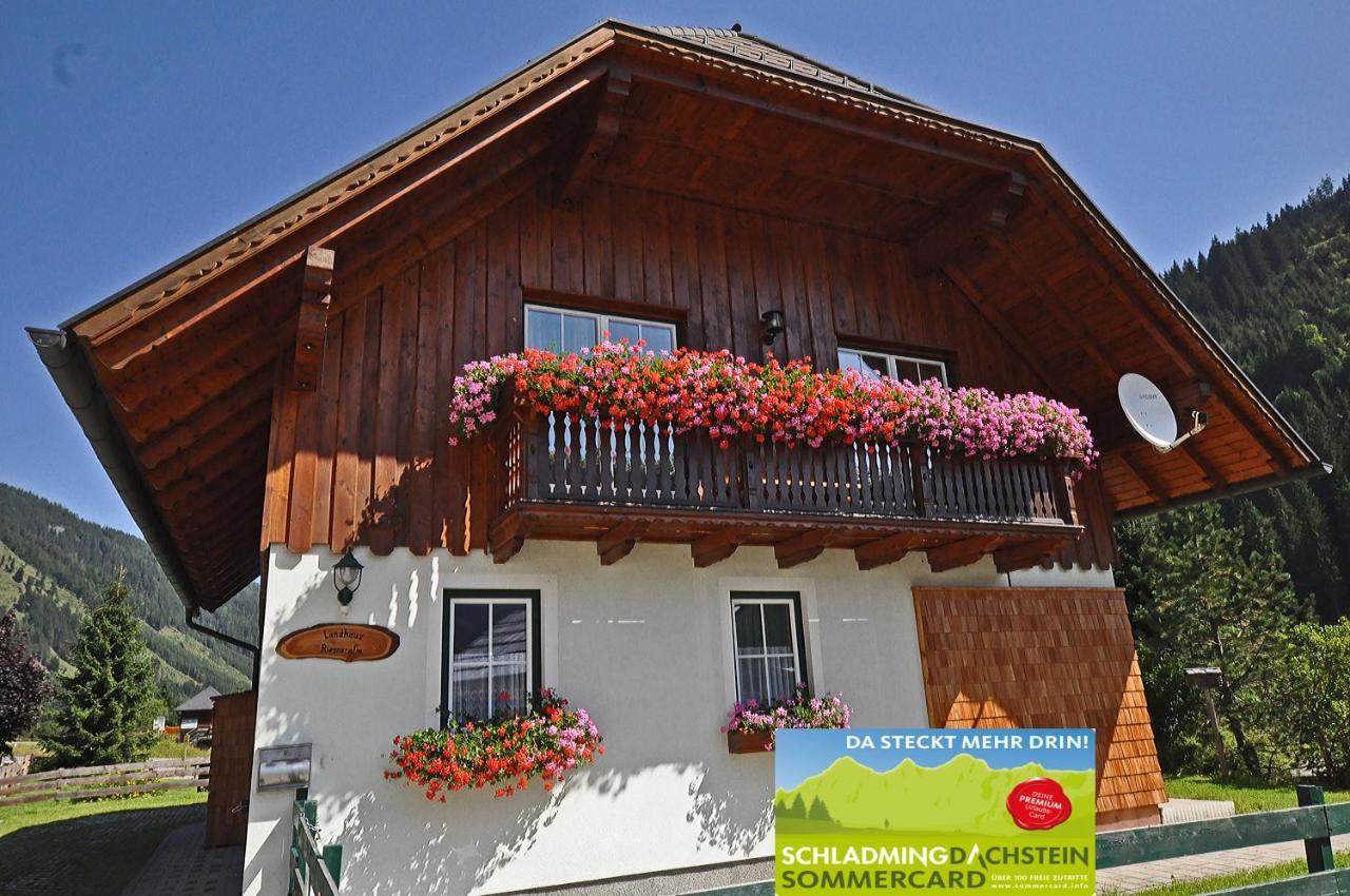 Landhaus Riesneralm Donnersbachwald Dış mekan fotoğraf
